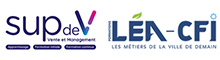 Logo SUP de V et LÉA CFR