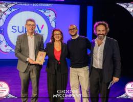 Remise du 1er prix Happy at School 2025 à SUP de V 